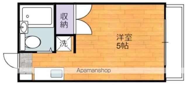 メゾン司B(ワンルーム/2階)の間取り写真