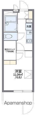レオパレス若竹2(1K/1階)の間取り写真