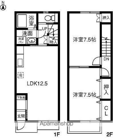 プレジョイア(2LDK)の間取り写真