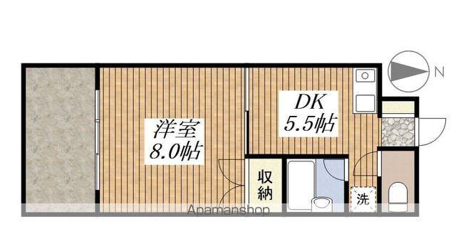 グランデ国立 2階階 間取り