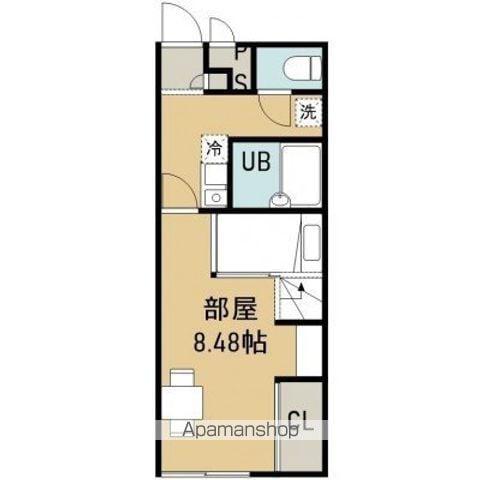 EMMA JUDE (1K/2階)の間取り写真