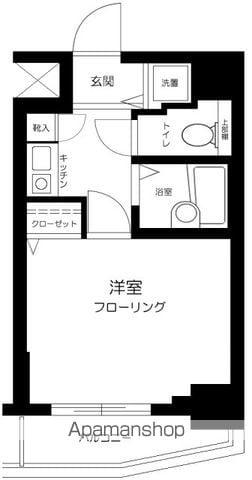 サンテミリオン三田(1K/7階)の間取り写真