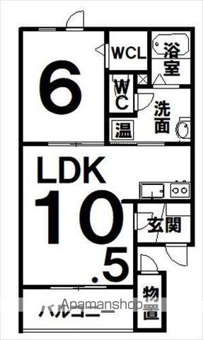 KIRARI1(1LDK/1階)の間取り写真