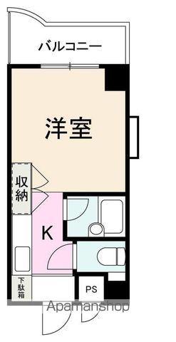 メゾン・ド・栗林公園(ワンルーム/3階)の間取り写真