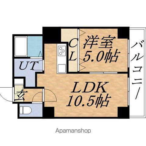 パークヒルズ中央25(1LDK/3階)の間取り写真