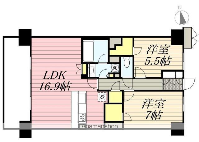 ROYALPARKS船橋(2LDK/10階)の間取り写真