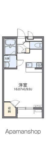 レオネクストオブリガード(1K/1階)の間取り写真