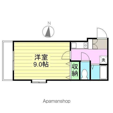 IKI本館ビル(1K/3階)の間取り写真