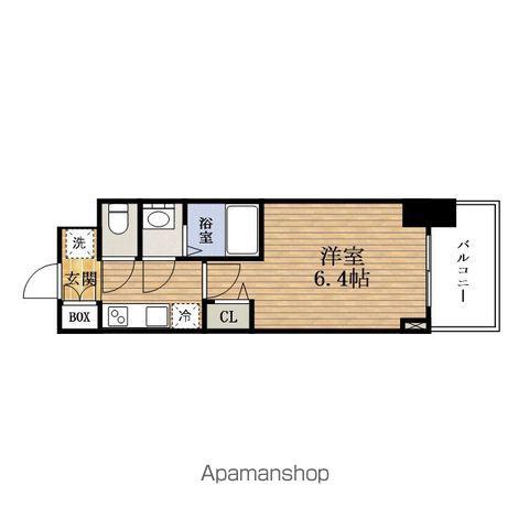 WORVE OSAKAHOMMACHI(1K/7階)の間取り写真