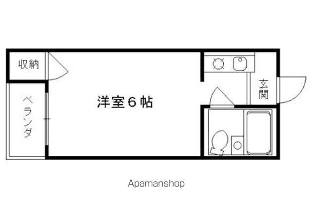 パルシティ銀座(1K/2階)の間取り写真
