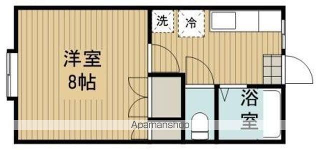 コーポラスパイユ(1K/2階)の間取り写真