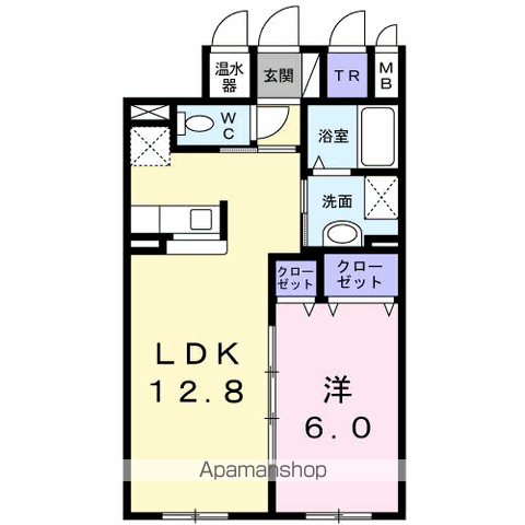 チアファル175(1LDK/2階)の間取り写真