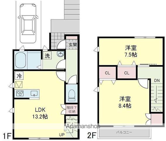 ベルウッド(2LDK)の間取り写真