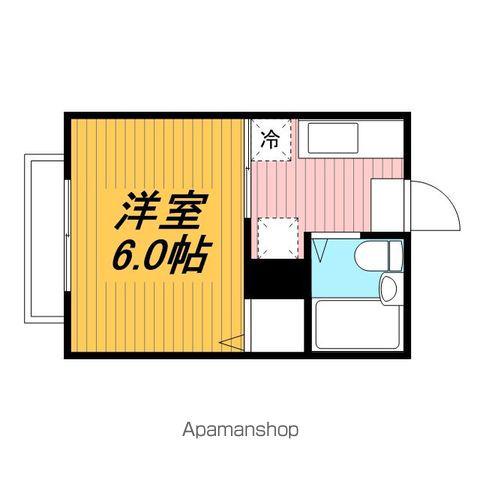 シティハイムミズホ(1K/1階)の間取り写真