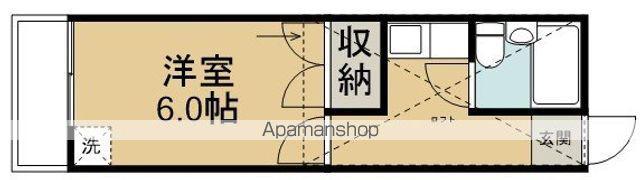 アイリス(1K/2階)の間取り写真