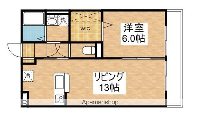 セジュール彦根東山(1LDK/1階)の間取り写真