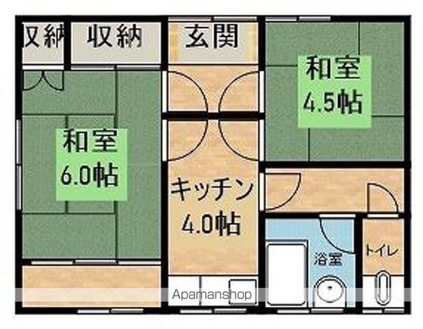 カーシャ・ササキ(2K/1階)の間取り写真