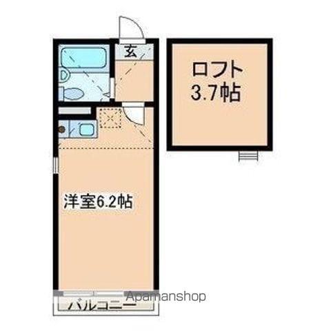 サニーコート町屋(ワンルーム/3階)の間取り写真