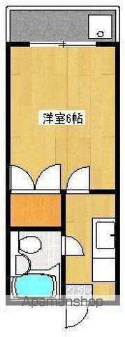 セイワコーポ(1K/1階)の間取り写真