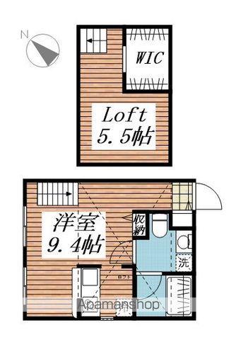 PRINCIPESSA ACQUA(ワンルーム/1階)の間取り写真