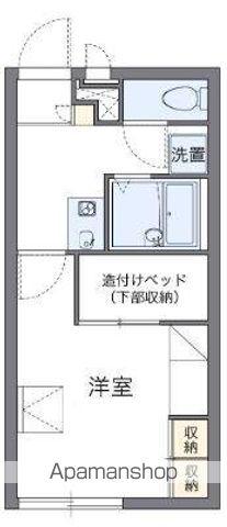 レオパレスステラ三條(1K/1階)の間取り写真
