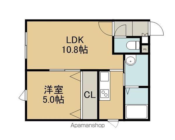 リアンコート(1LDK/2階)の間取り写真