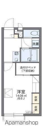 レオパレス幸(1K/2階)の間取り写真