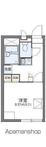 レオパレス恋(1K/1階)の間取り写真