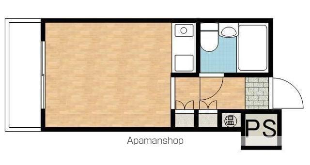 センチュリー西久保(ワンルーム/3階)の間取り写真