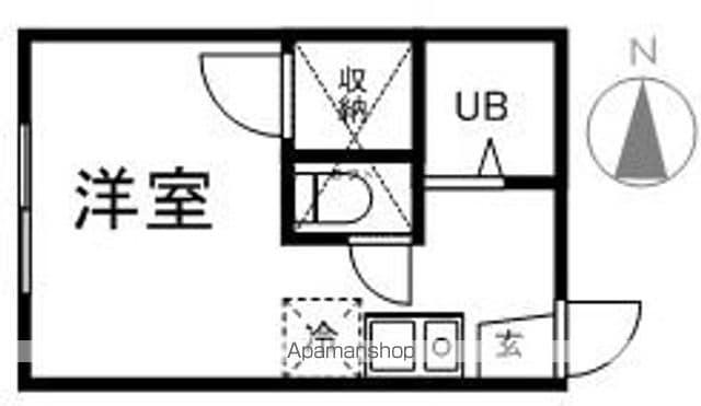 センチュリー22(1K/2階)の間取り写真