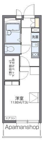 レオパレス入江(1K/4階)の間取り写真