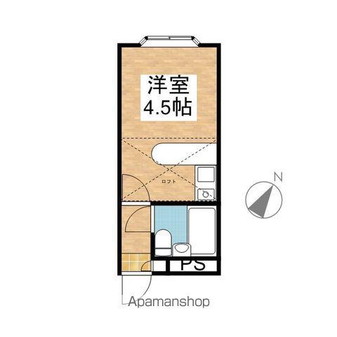 ベルピア久喜第3(ワンルーム/1階)の間取り写真