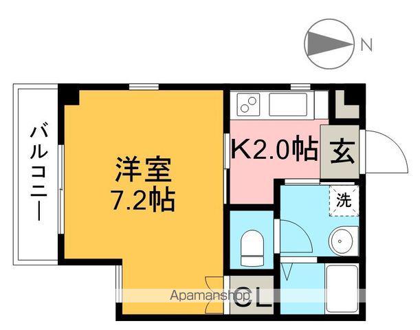 ARCADIA(1K/2階)の間取り写真