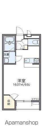 レオパレス柳の里(1K/2階)の間取り写真