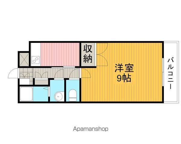 セランジュ豊中(1K/4階)の間取り写真