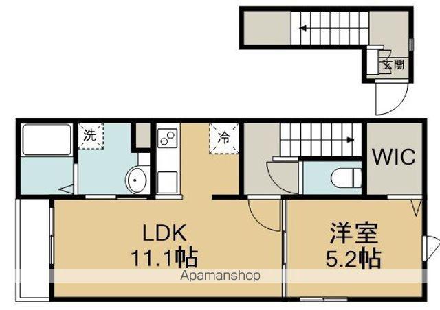 プリマクラッセⅣ(1LDK/2階)の間取り写真