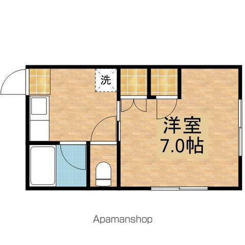 ヤングライフ(1K/1階)の間取り写真