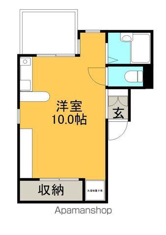 エトワール二葉町(ワンルーム/3階)の間取り写真