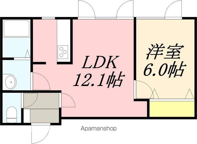 RESIDENCE LABO(1LDK/1階)の間取り写真