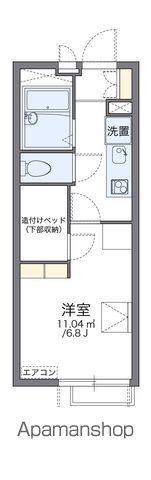 レオパレス常盤台(1K/3階)の間取り写真