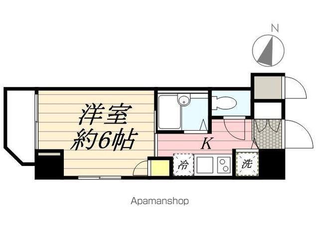 リヴシティ横濱新川町(1K/5階)の間取り写真