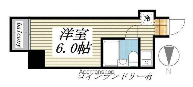 ラ・レジダンス・ド・シャトレーヌ(ワンルーム/5階)の間取り写真