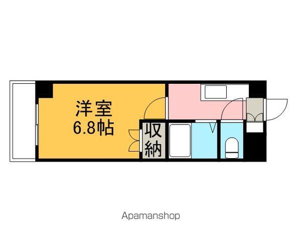 サンハイツオオイケ(1K/3階)の間取り写真