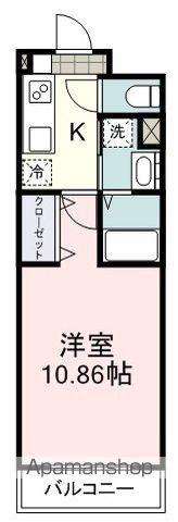 シーボス泉町(1K/1階)の間取り写真