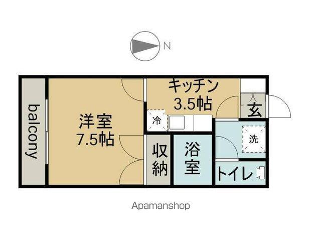 MSSマンション(1K/1階)の間取り写真