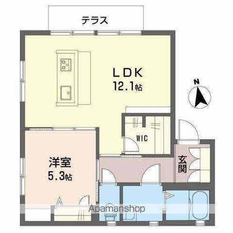 ローレルコート(1LDK/1階)の間取り写真