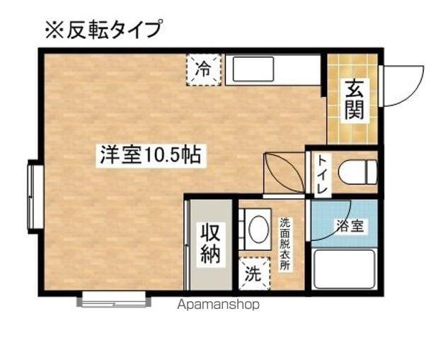VILLAベルウッド(ワンルーム/2階)の間取り写真