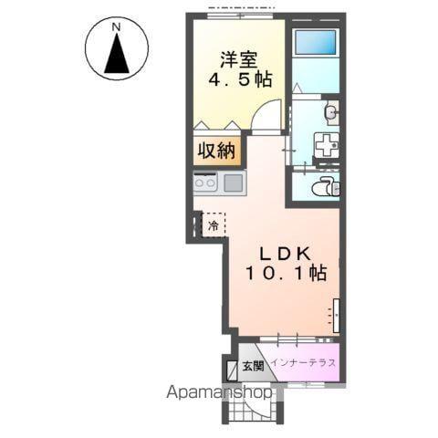 東広島市高屋町桧山 工事(1LDK/1階)の間取り写真