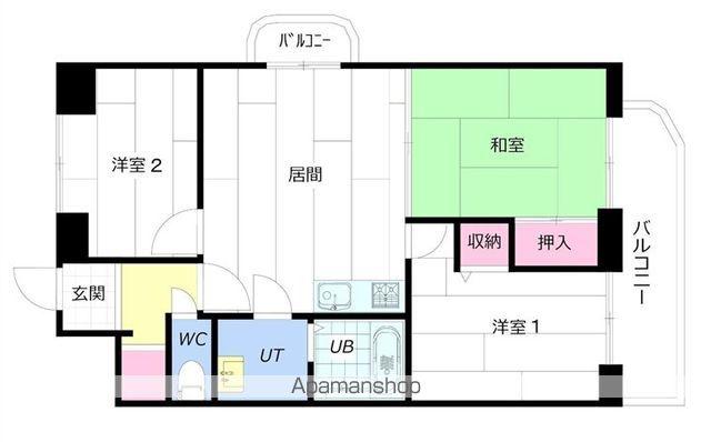 GRAMERCY SAPPORO(3LDK/4階)の間取り写真