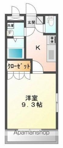 サングレイス(1K/2階)の間取り写真